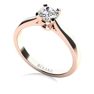 Zásnubní prsten růžové zlato Noelia