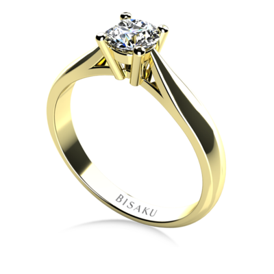 Zásnubní prsten žluté zlato Anabel