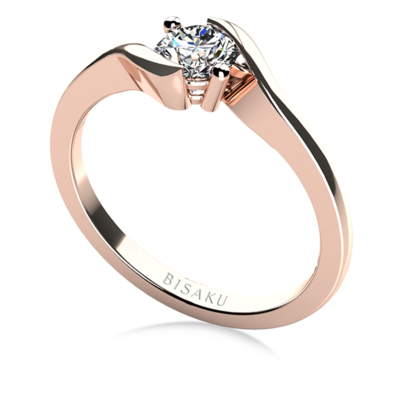 Zásnubní prsten růžové zlato Maris