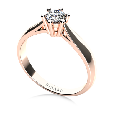 Zásnubní prsten růžové zlato Serah