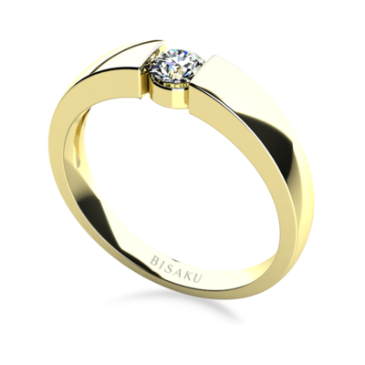 Zásnubní prsten žluté zlato Thea
