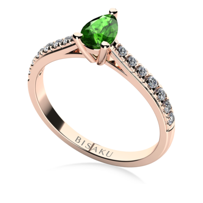 Zásnubní prsten růžové zlato Eliza