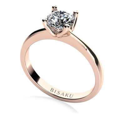 Zásnubní prsten růžové zlato Jenna