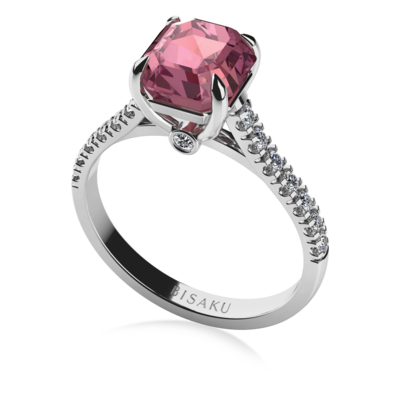 Zásnubní prsten růžové zlato DonnaII