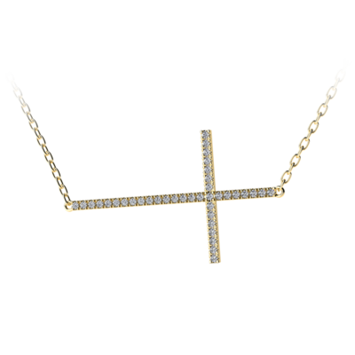 Bisaku.jewel.alt CrossNecklaceMaxi